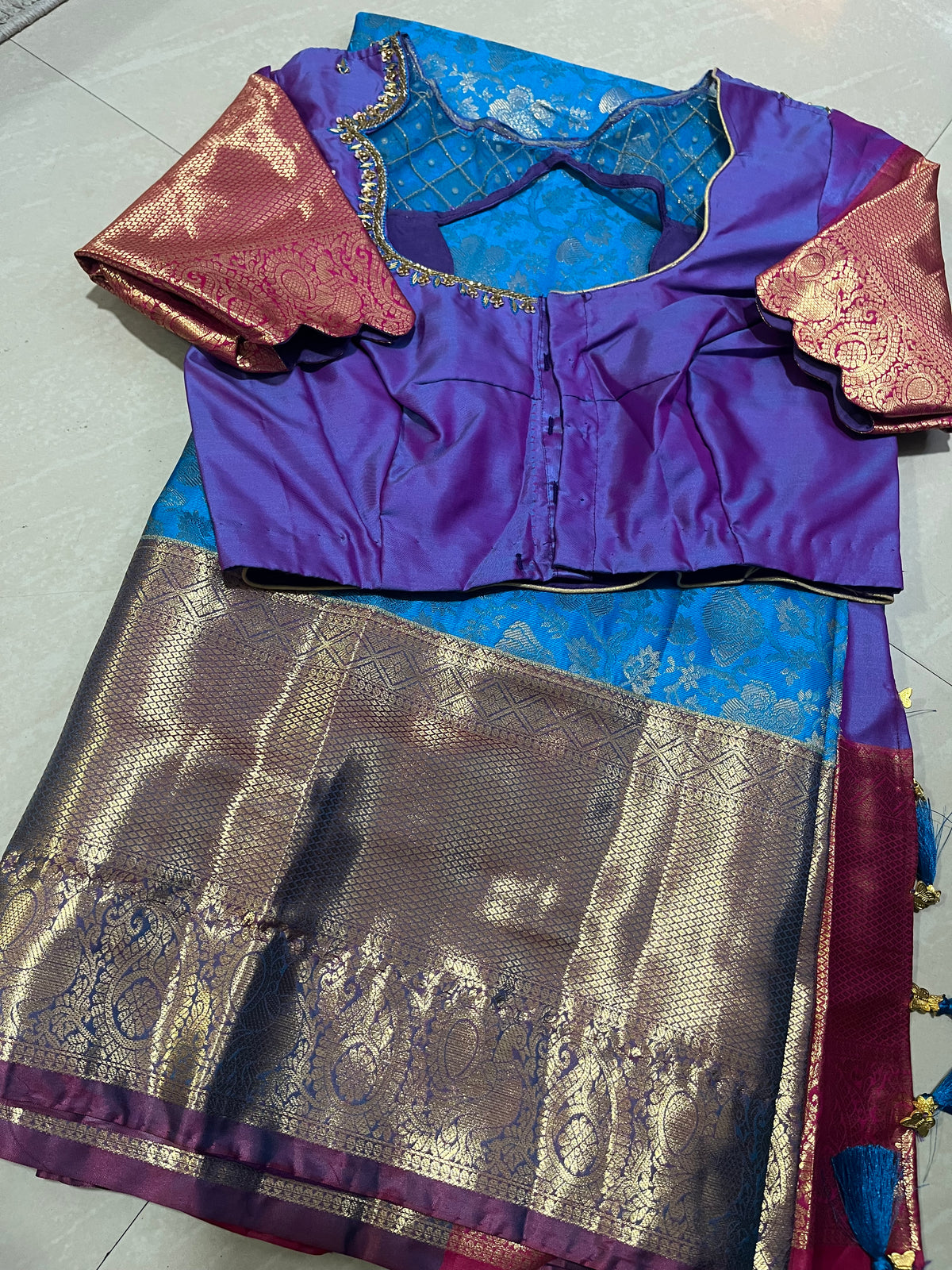 #kanchipattusaree #maggamblouse