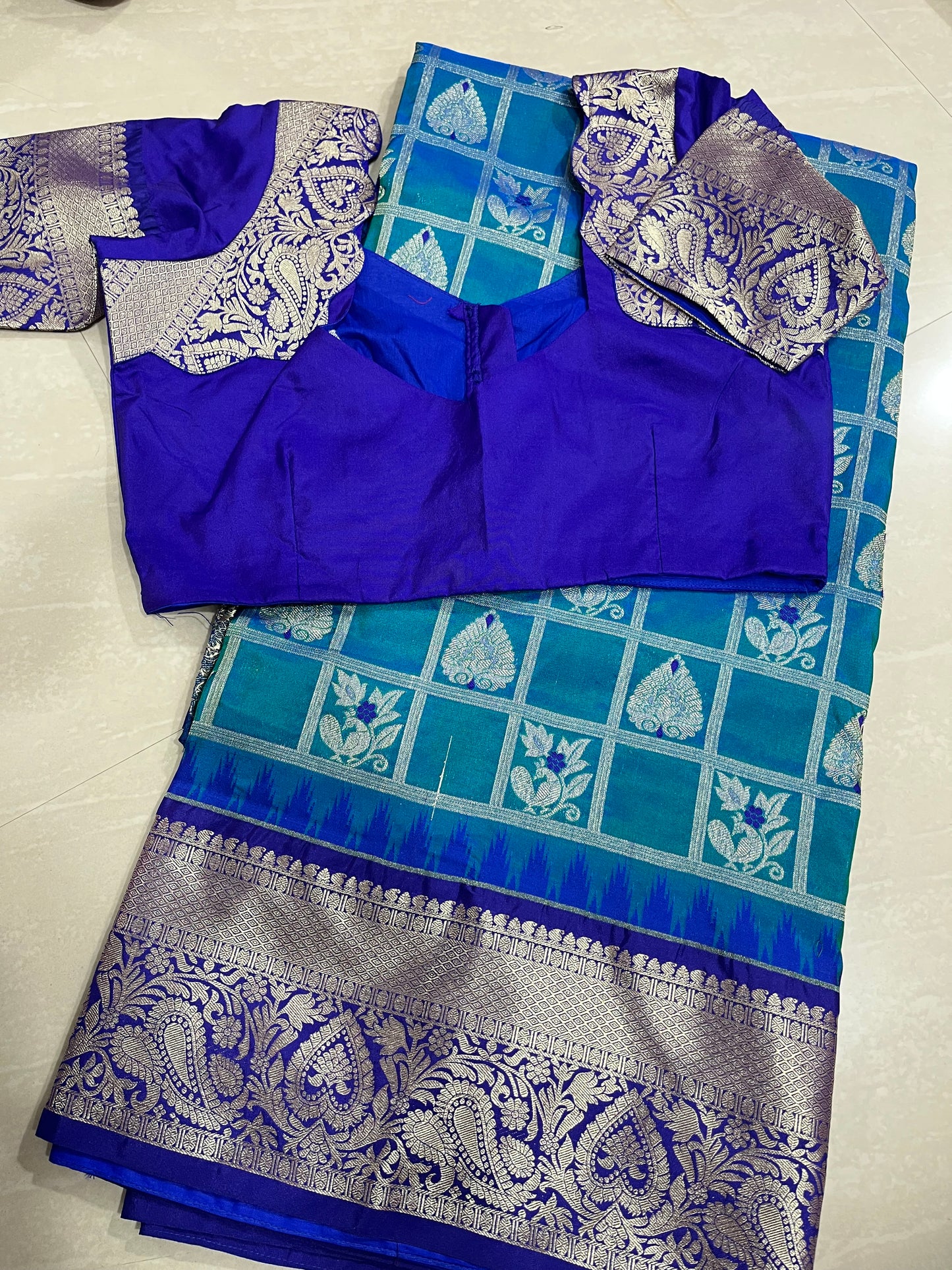 #narayanapetpattusaree #withpatternblouse