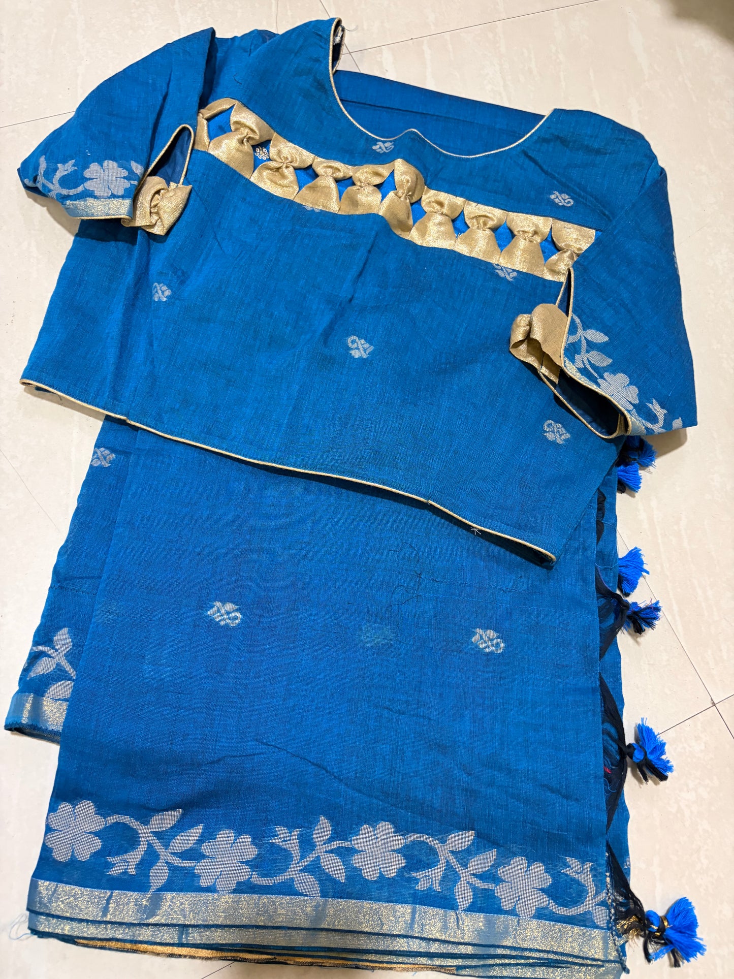 Jamdhani cotton sarees #patternblouse