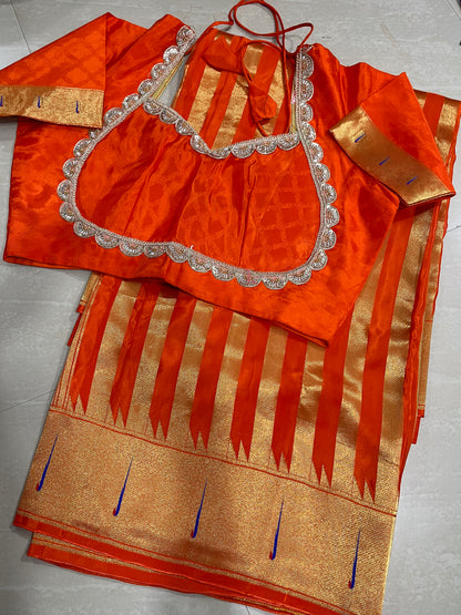 #banarasimushroosilksaree #blousepattern