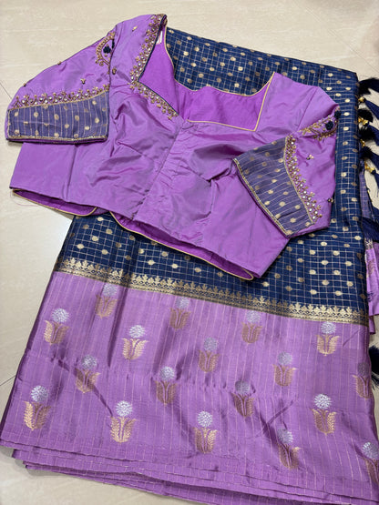 #softsilkpattu #maggamblouse