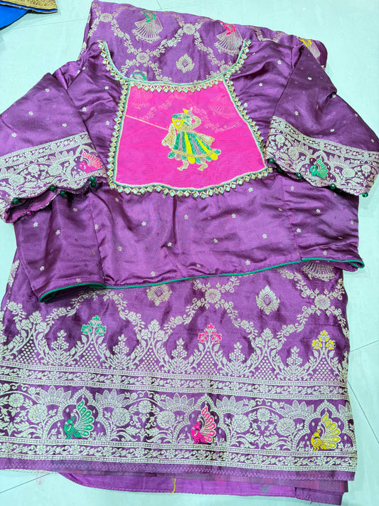 #banarassaree #mushroosilksaree