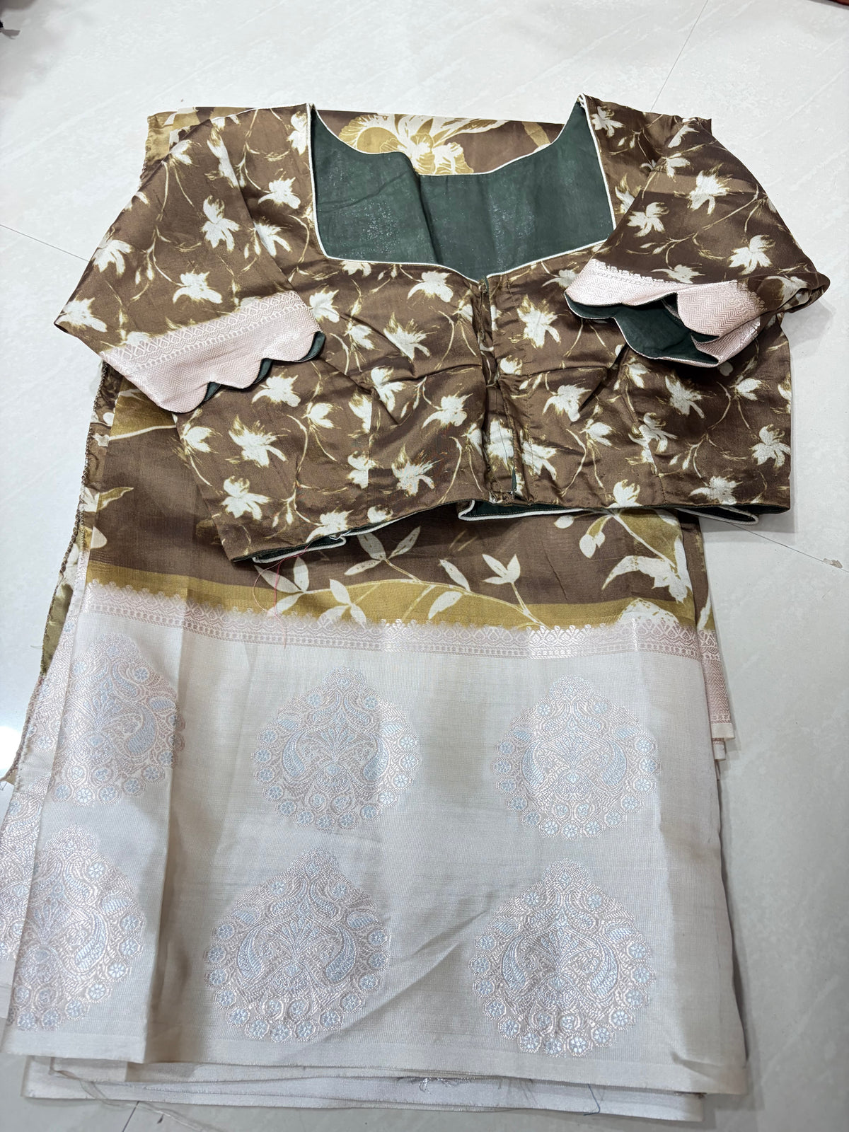 #tassursaree #softsaree #patternblouse