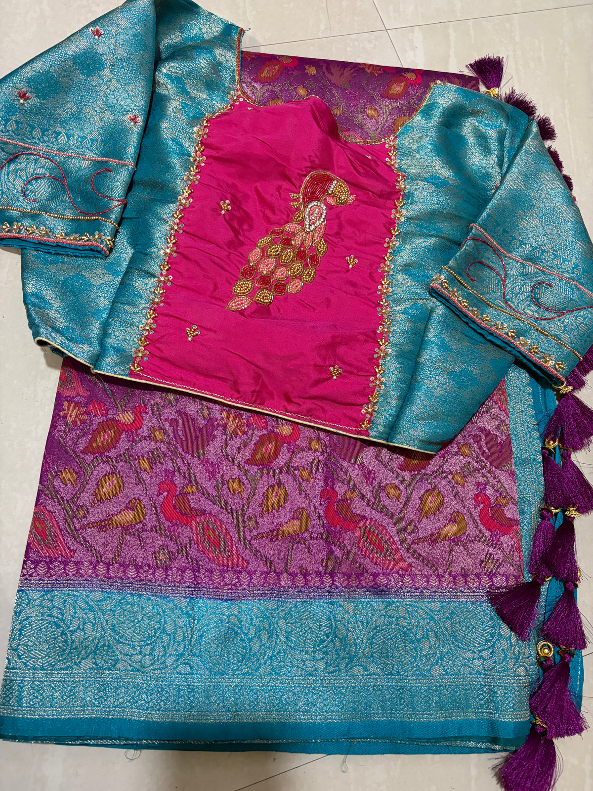 #banarassaree #patternblouse