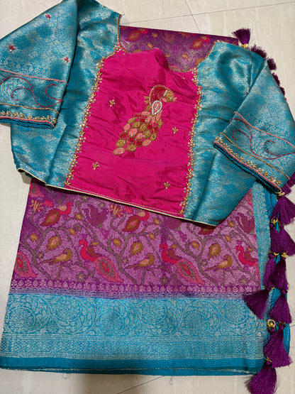 #banarassaree #patternblouse