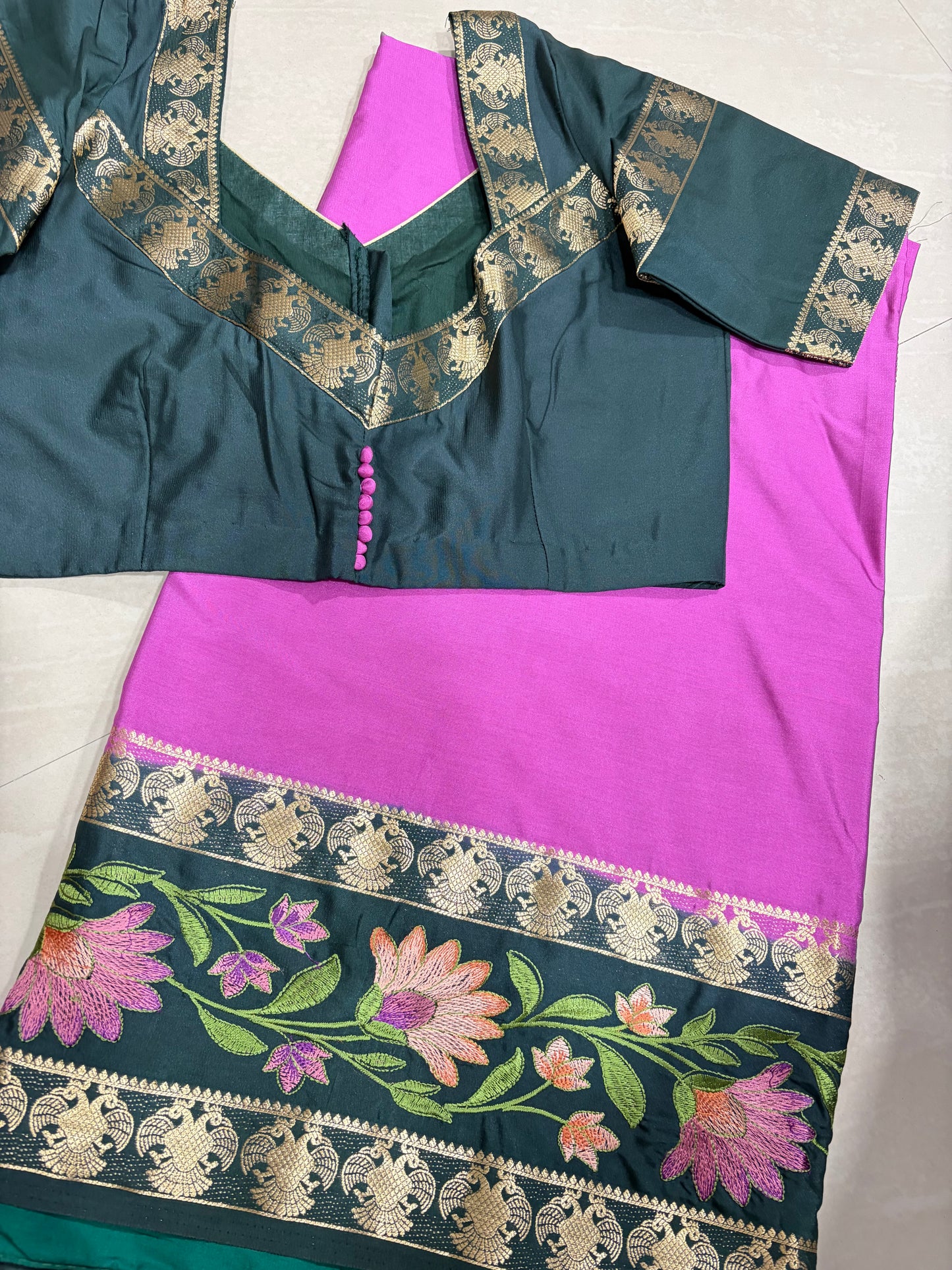 #mysoresilksaree #pattenblouse