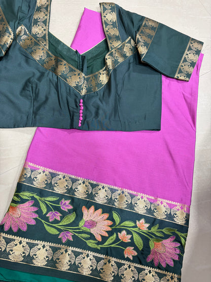 #mysoresilksaree #pattenblouse