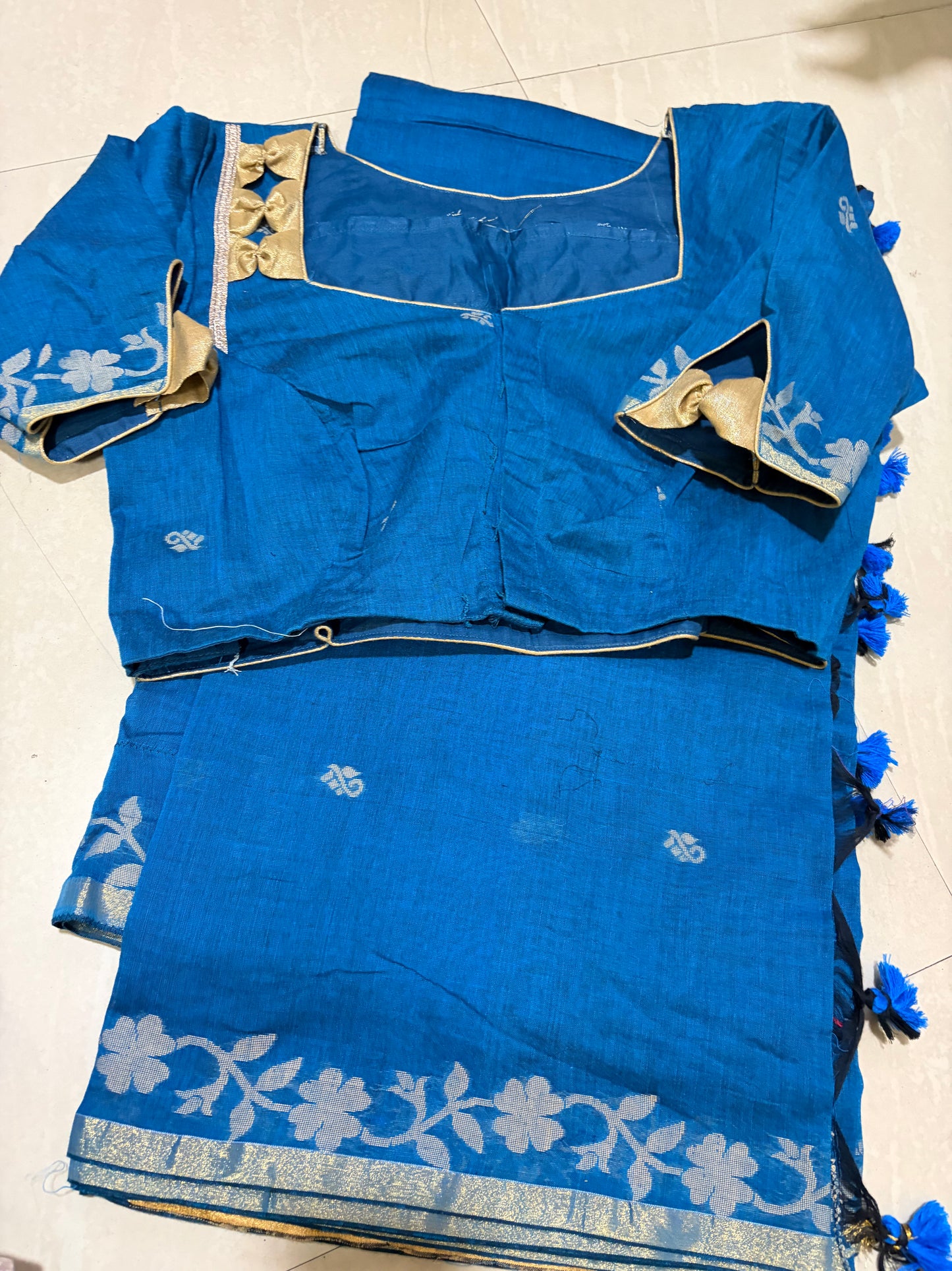 Jamdhani cotton sarees #patternblouse
