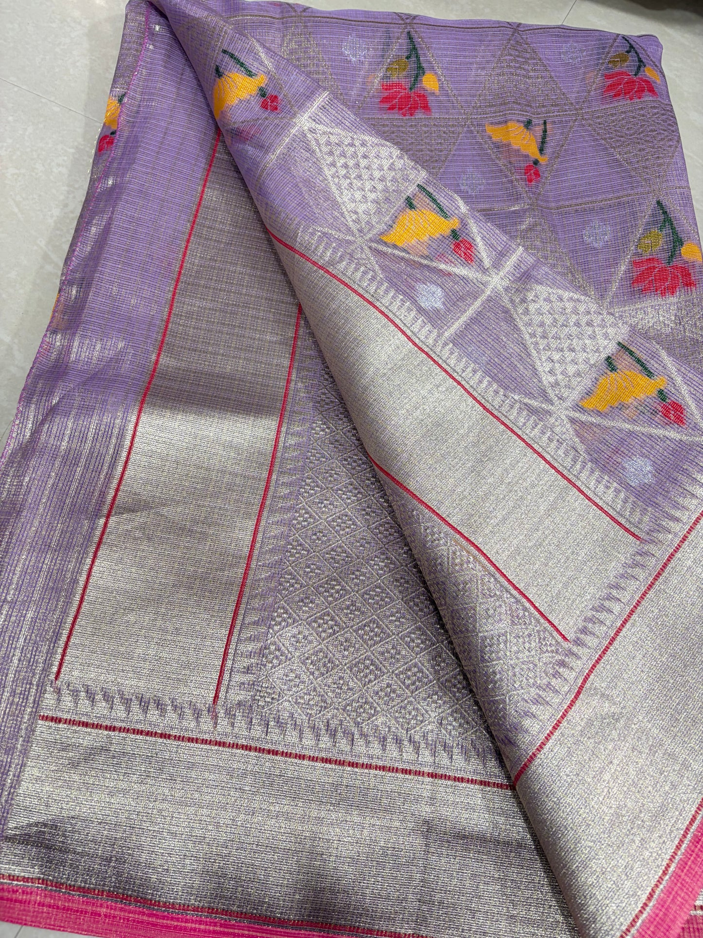 #kotasaree with tissue #pattuwearsaree #maggamwork