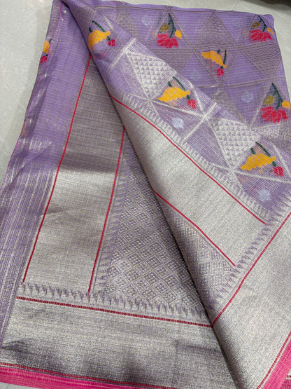 #kotasaree with tissue #pattuwearsaree #maggamwork