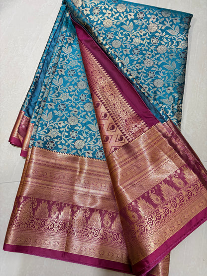 #kanchipattusaree #maggamblouse