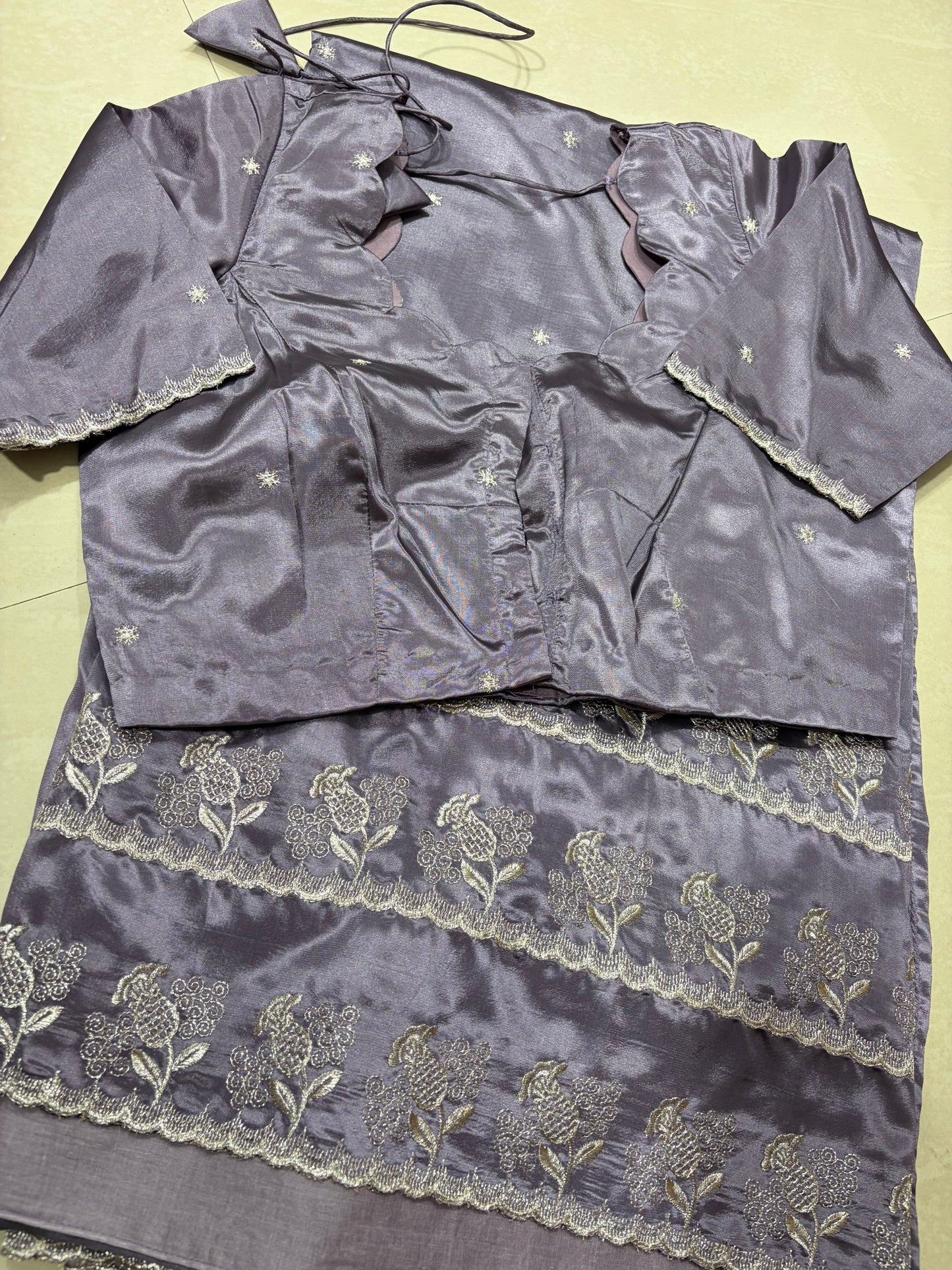 #crapesilksaree #patternblouse