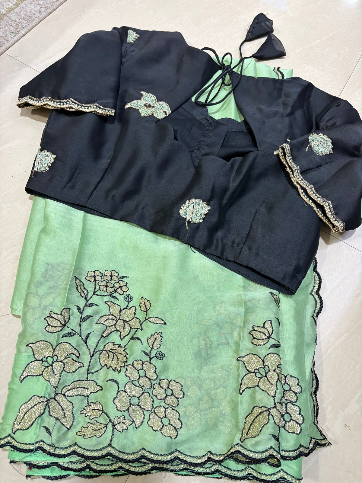 Glass Georgette saree #designerblouse