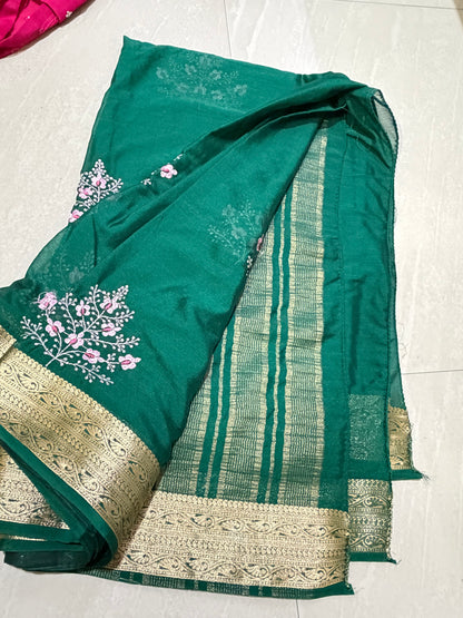 #chinnonsaree #threadworksaree #