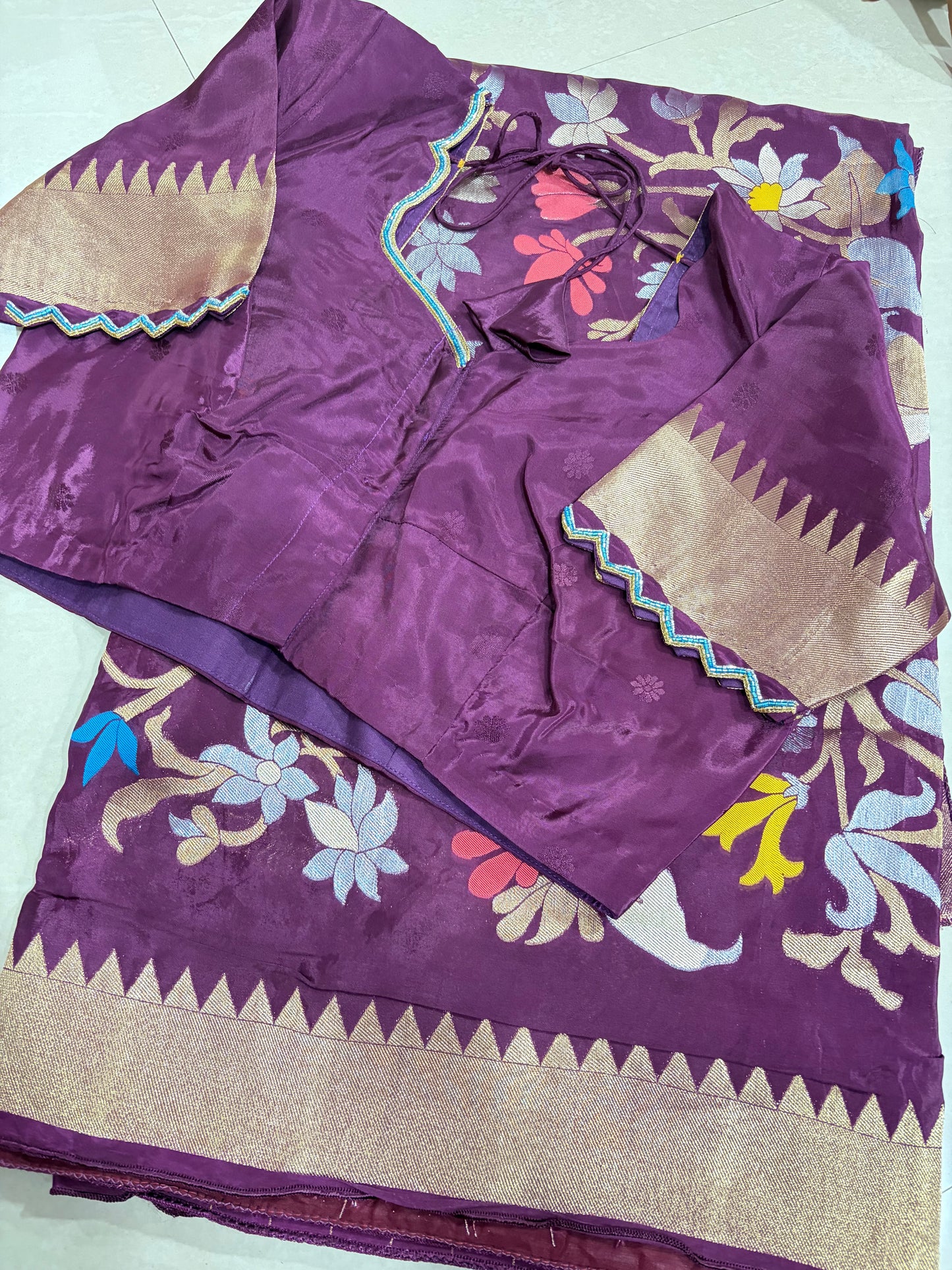 #banarassaree #mushroosilksaree
