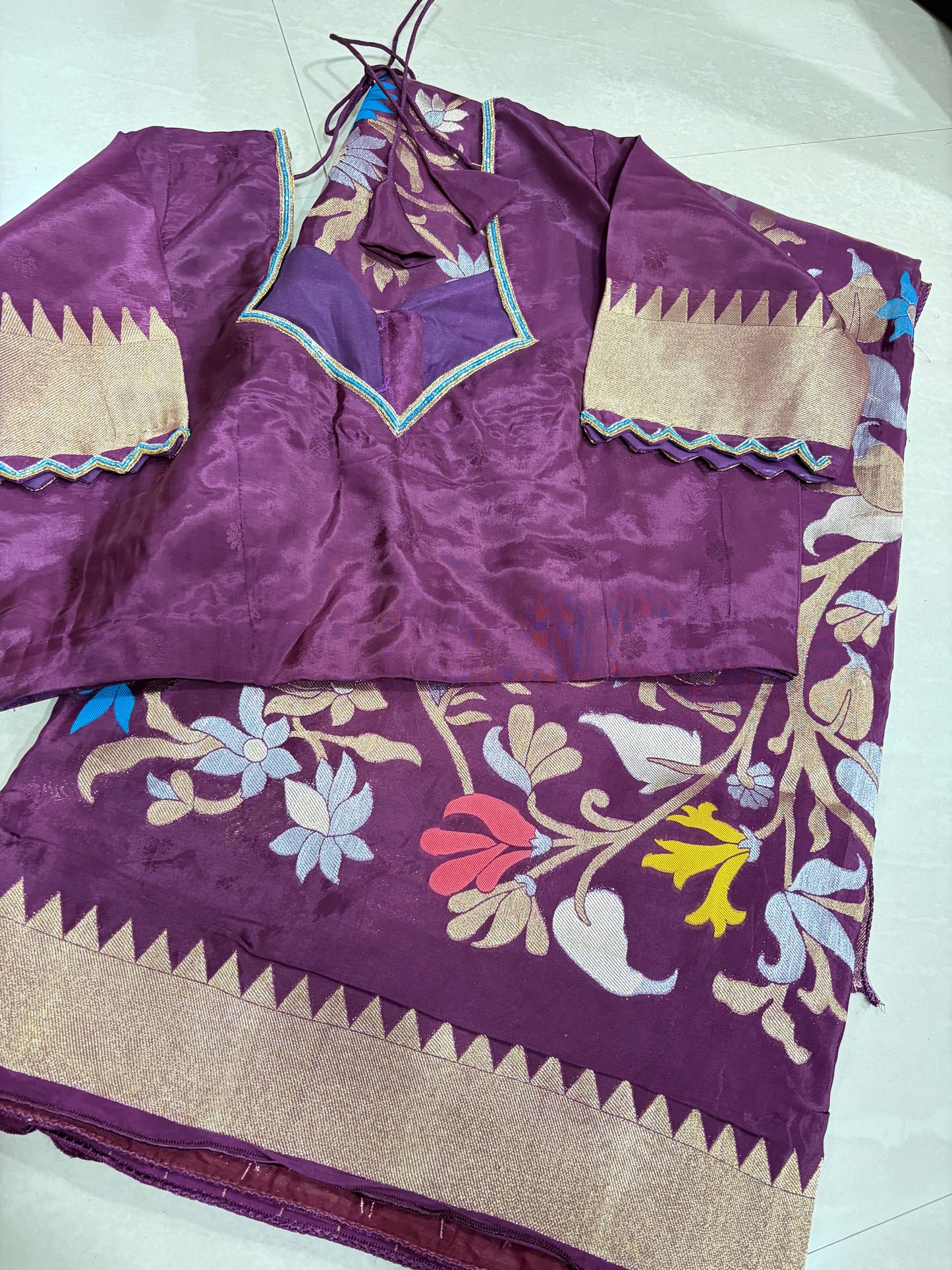 #banarassaree #mushroosilksaree