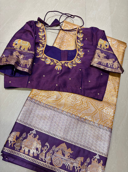 #kanchipattusaree #good quality #maggamwork