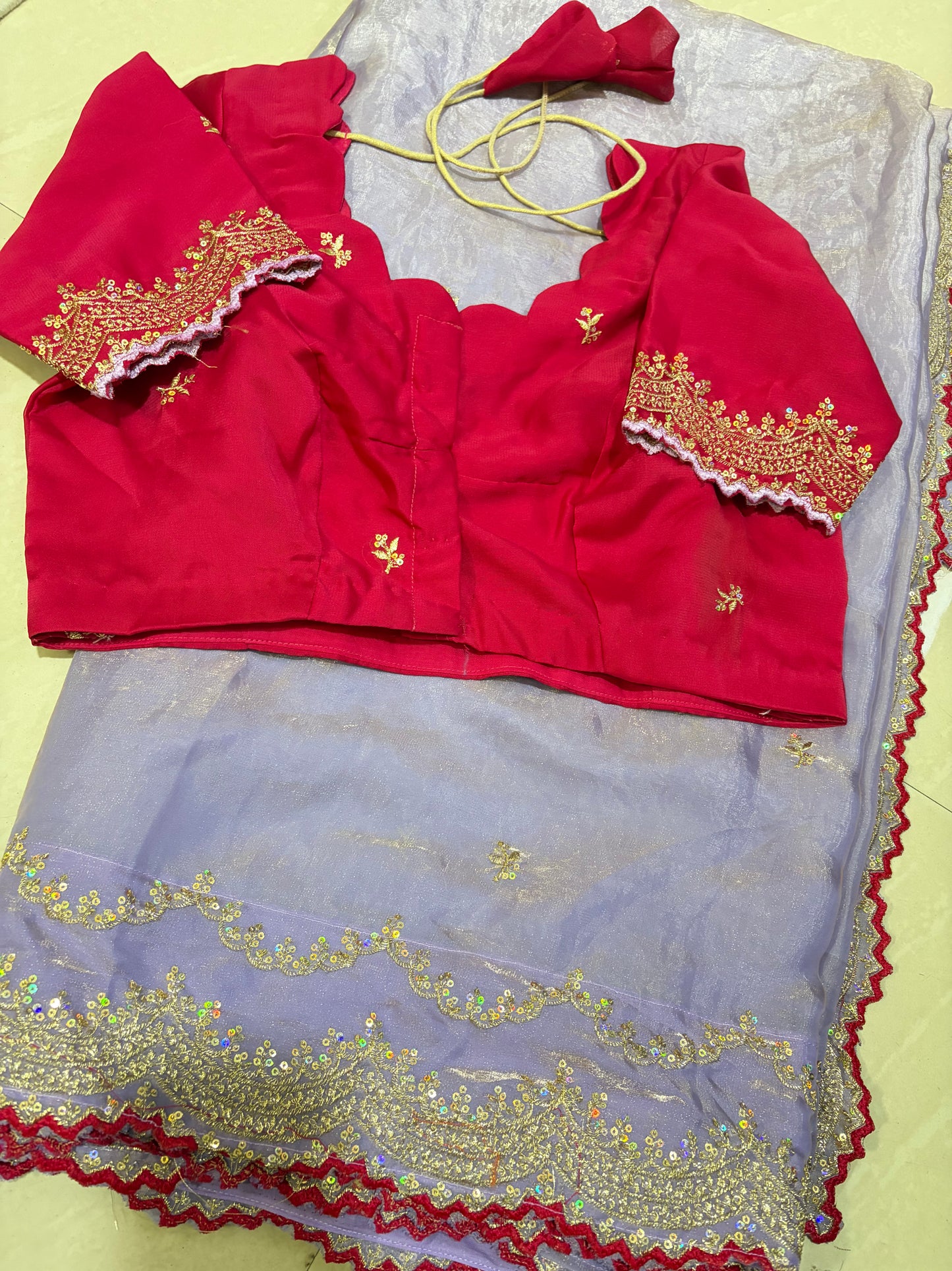 #spacesilkfabric #partywearlook