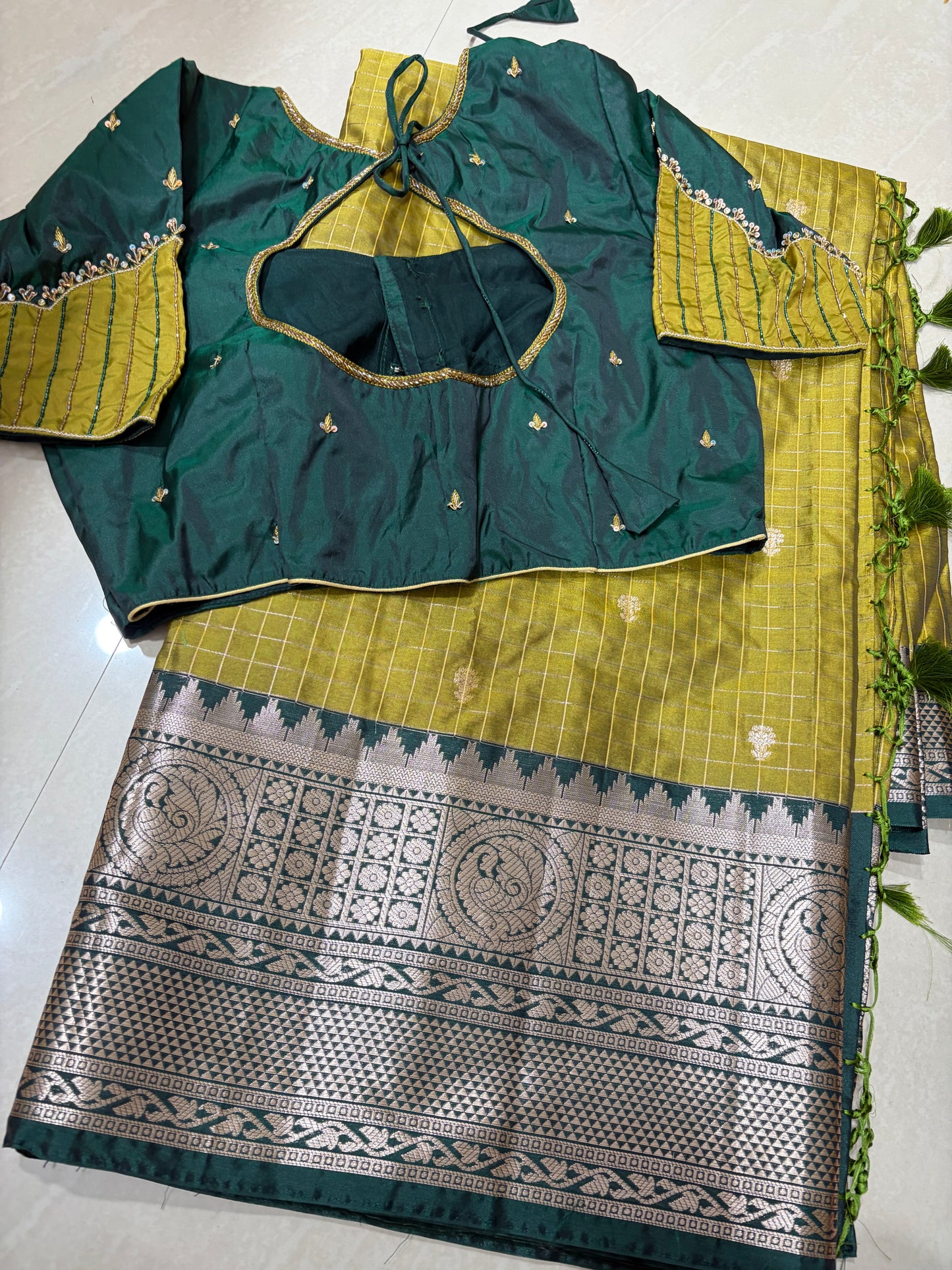 #kanchisoft pattu #maggamblouse