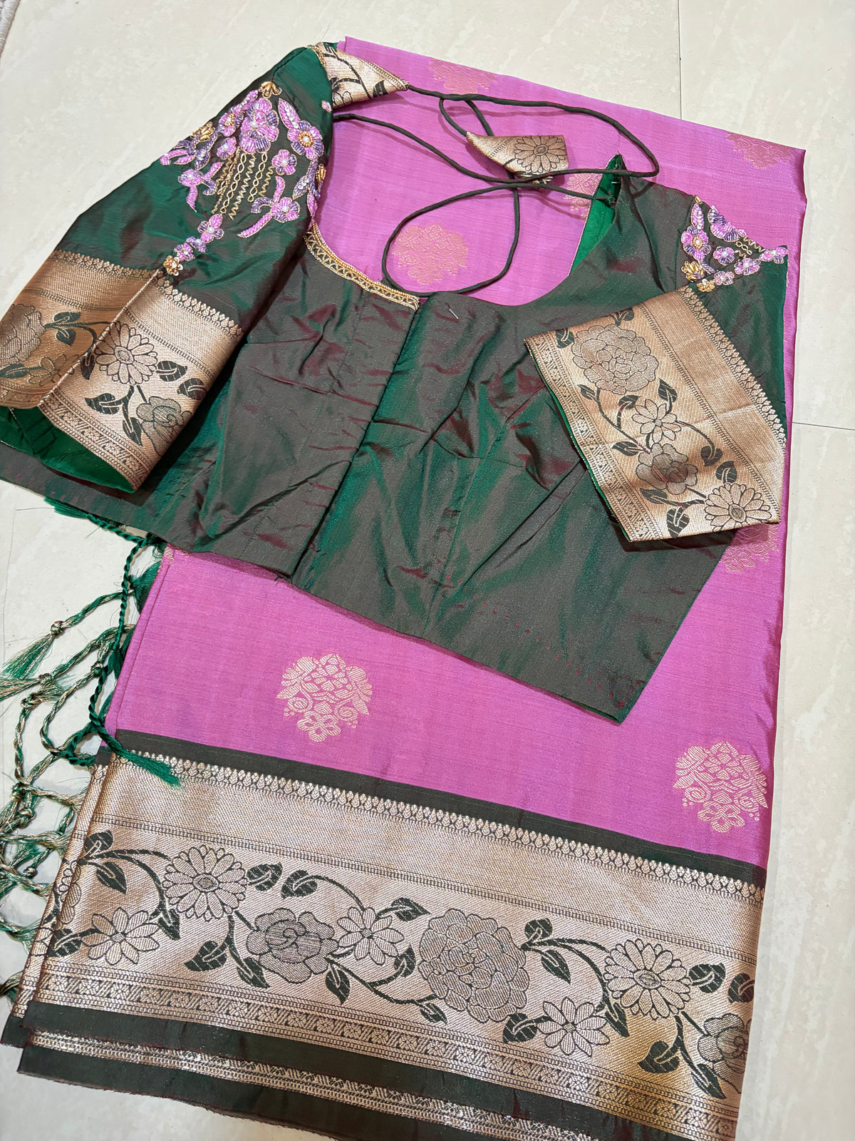 #softpattusaree #kanchi pattu #maggamblouse