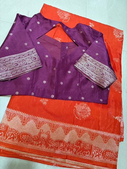 #matkasilksaree #blousepattern