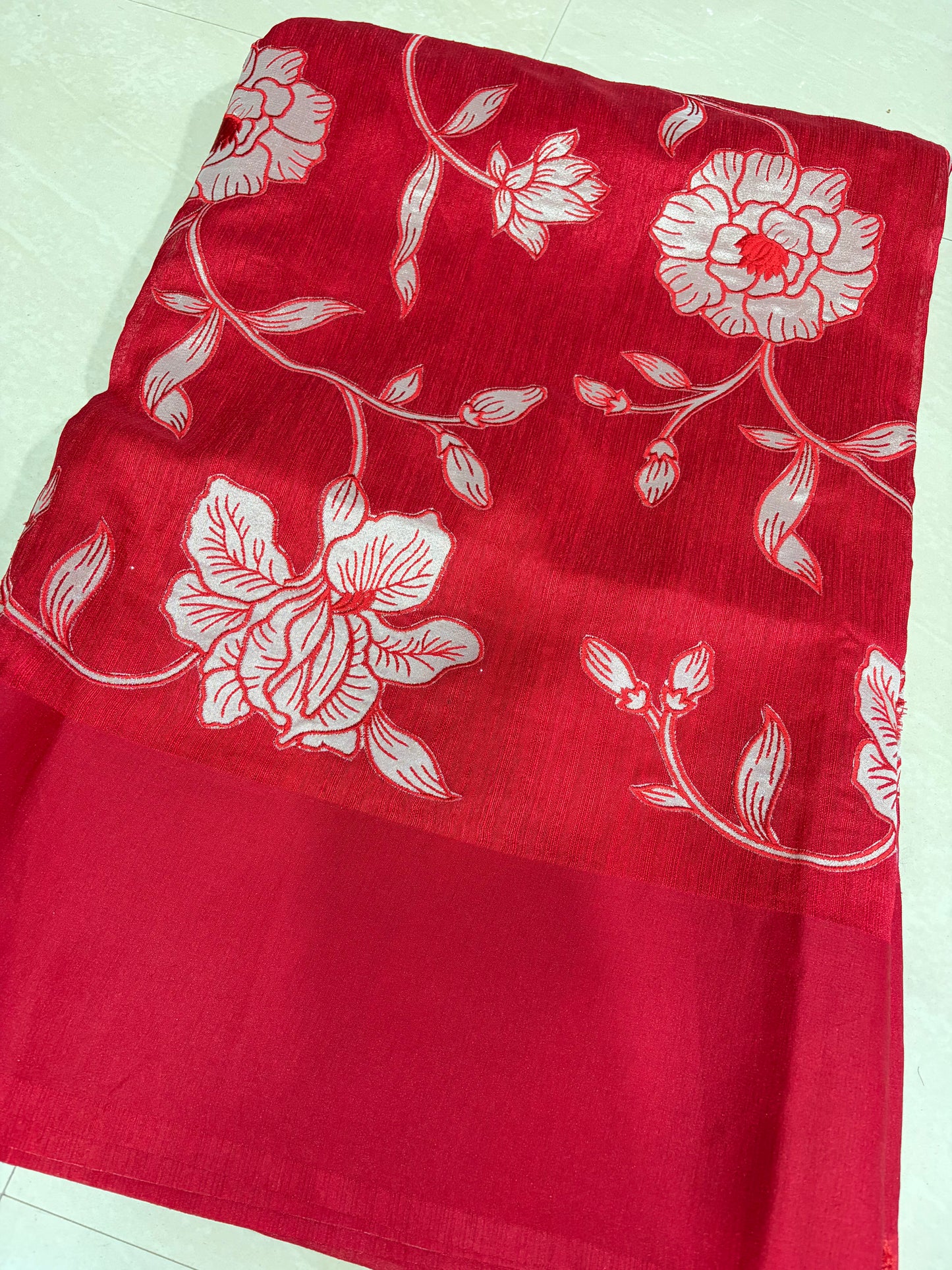 #designersaree #computerwork #aplicwork saree #purejute