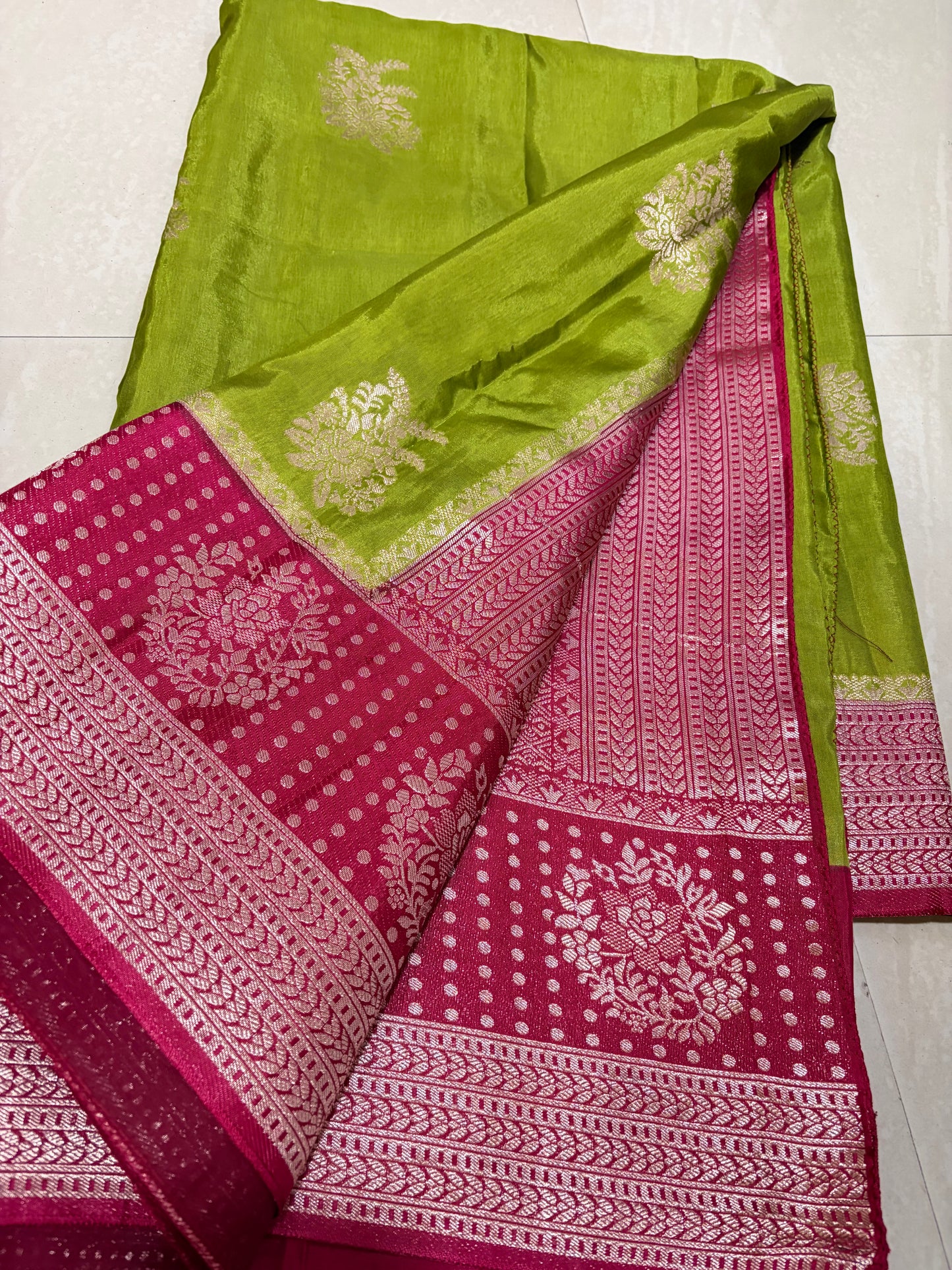 #mushroosilksaree #goodquality #maggamblouse