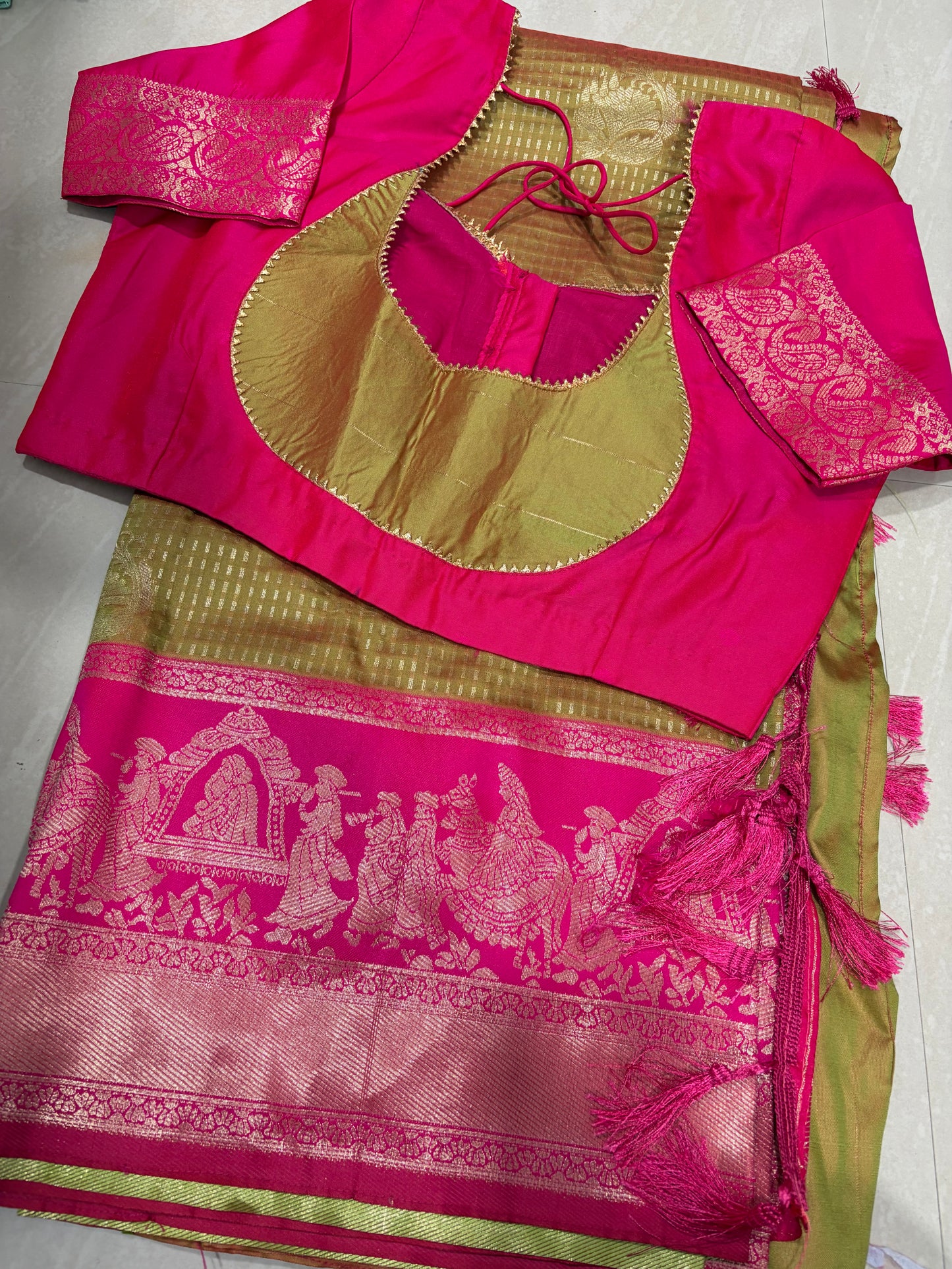Softpattusaree designer blouse