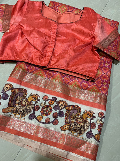 #patolasaree #patternblouse