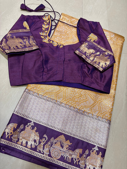 #kanchipattusaree #good quality #maggamwork