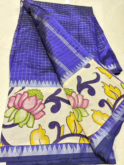 #mangalgirisaree #kalamkari design #patternblouse
