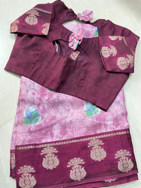 #georgettesaree #blouseparttern