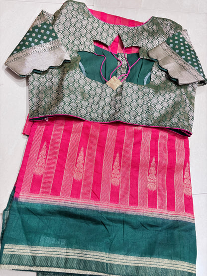 #chinniyasilksaree #patternblouse