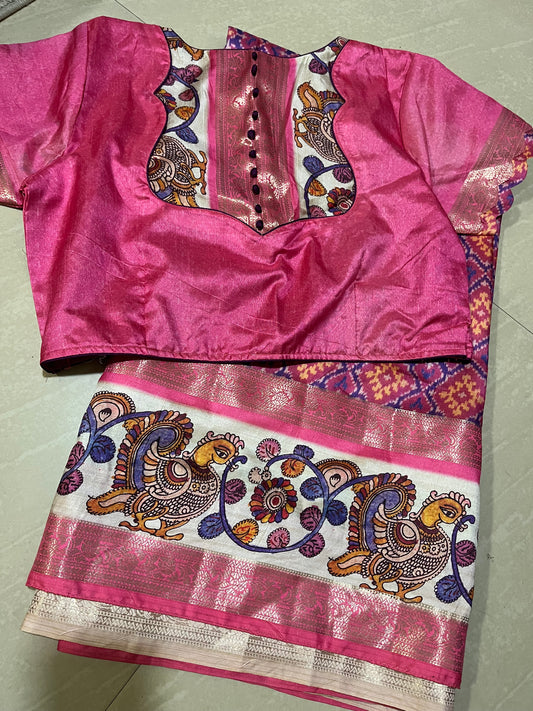 #patoladesign #kalamkaridesign #patternblouse