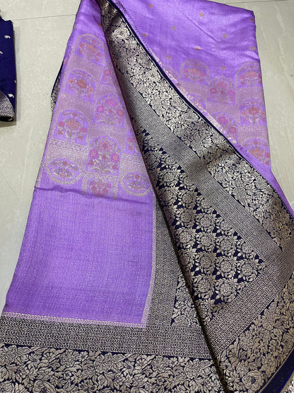 #tussarpattu #sareewithblouse #stylishsareewithblouse