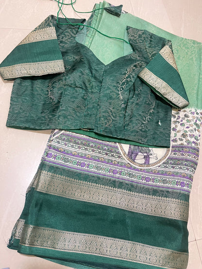 #georgettesaree #patternblouse
