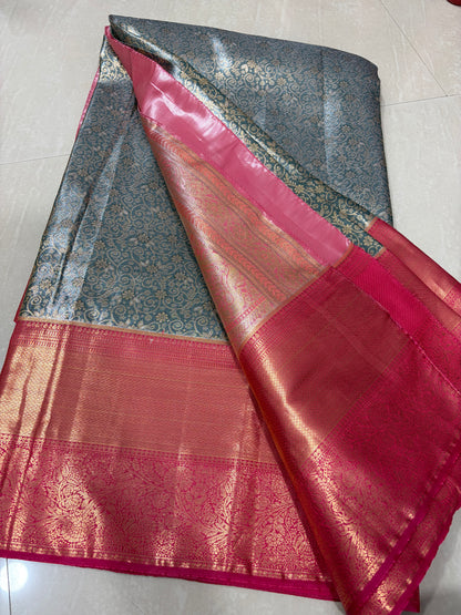 #kanchi pattu saree