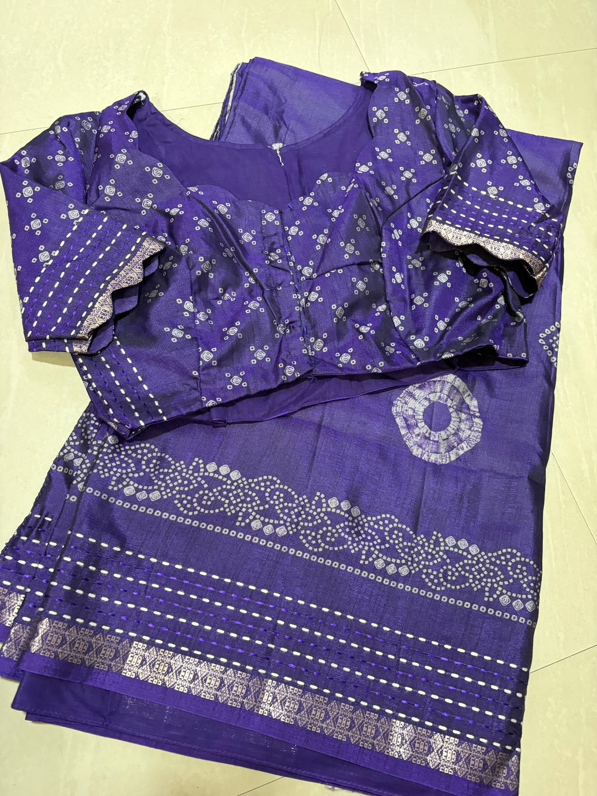 #tassursilksaree #uniquestyle #patternblouse