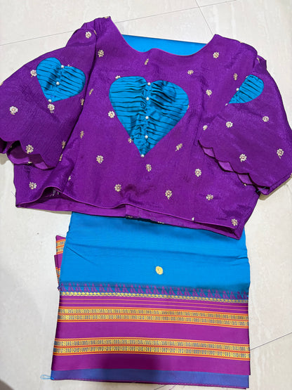 Narayanapet saree #petternblouse