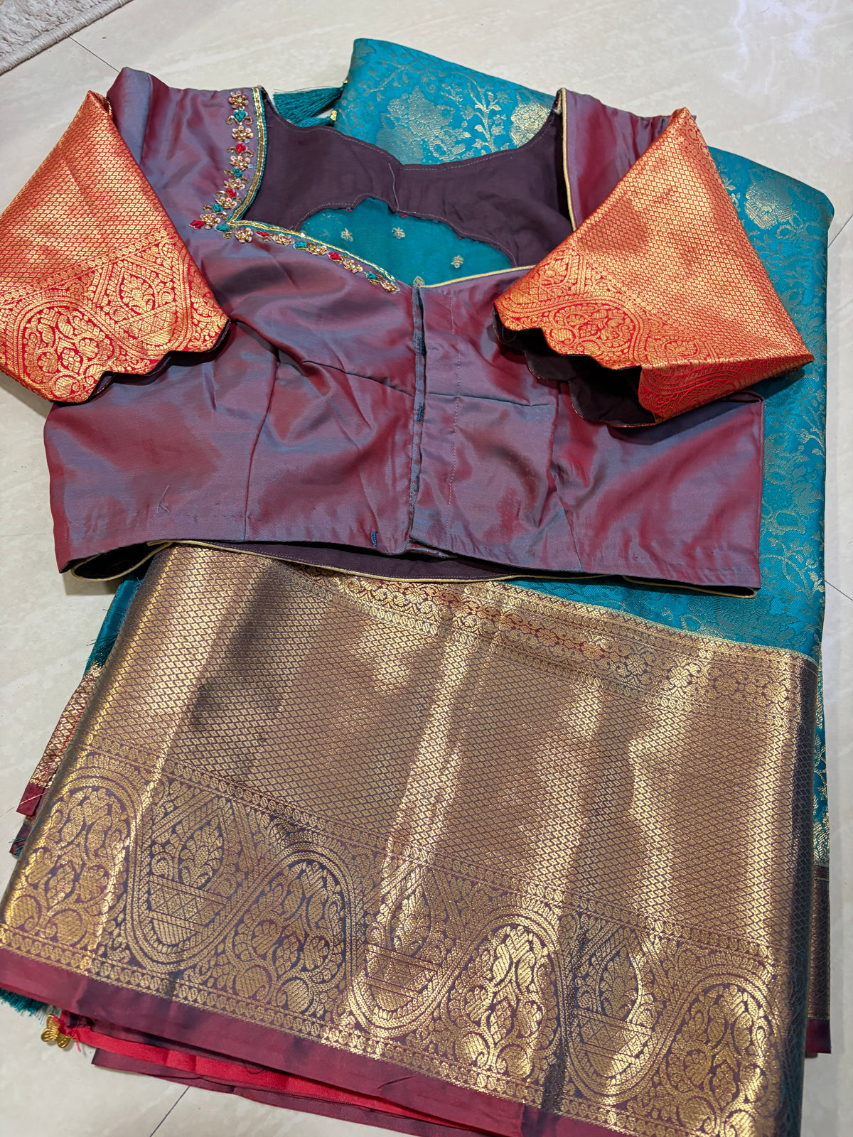 #kanchipattusaree #maggamblouse