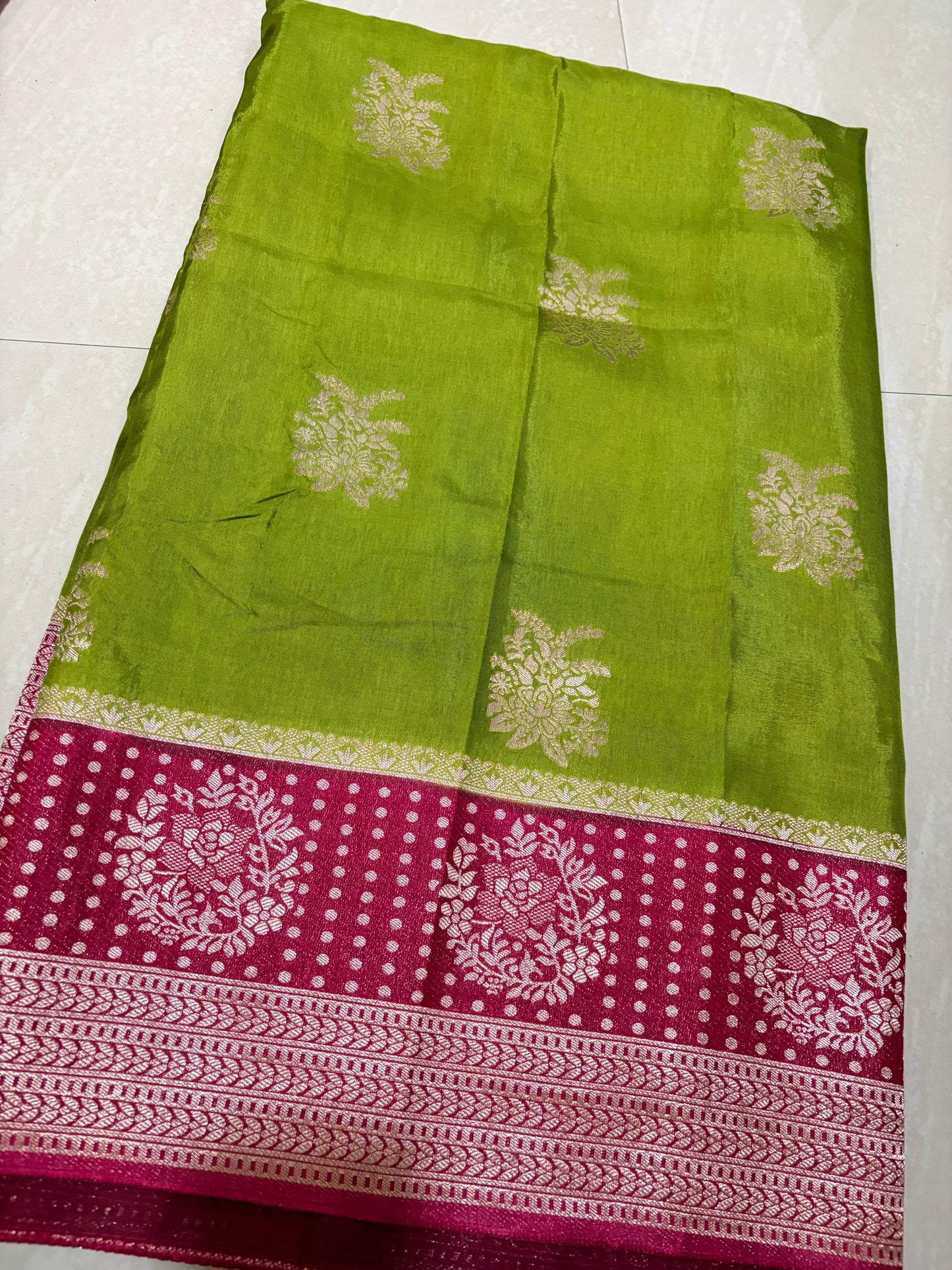 #mushroosilksaree #goodquality #maggamblouse