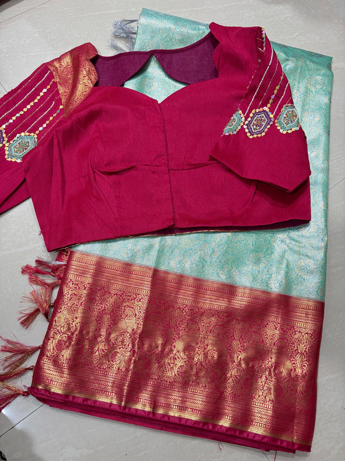 #kanchipattusaree #maggamblouse