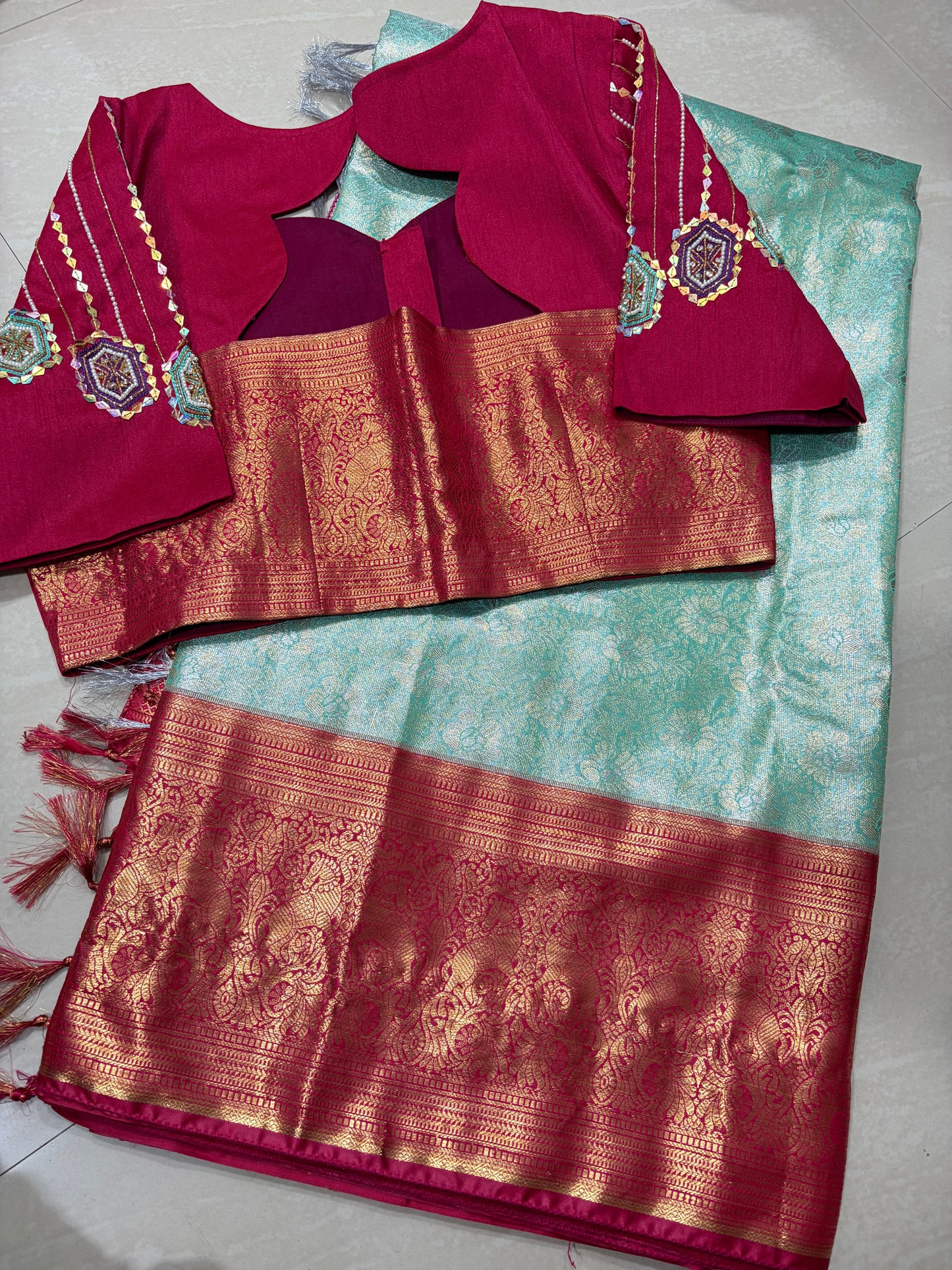 #kanchipattusaree #maggamblouse