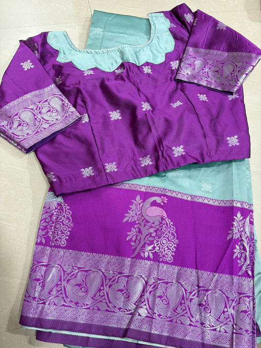 #softpattusaree #patternblouse