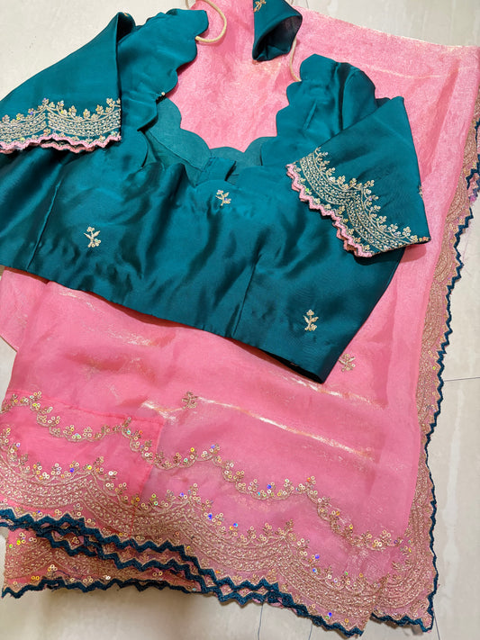 #spacesilksaree #partywearsaree