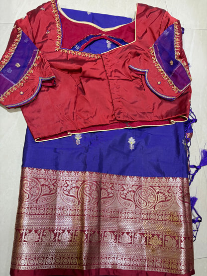 #softpattusaree #maggamworkblouse