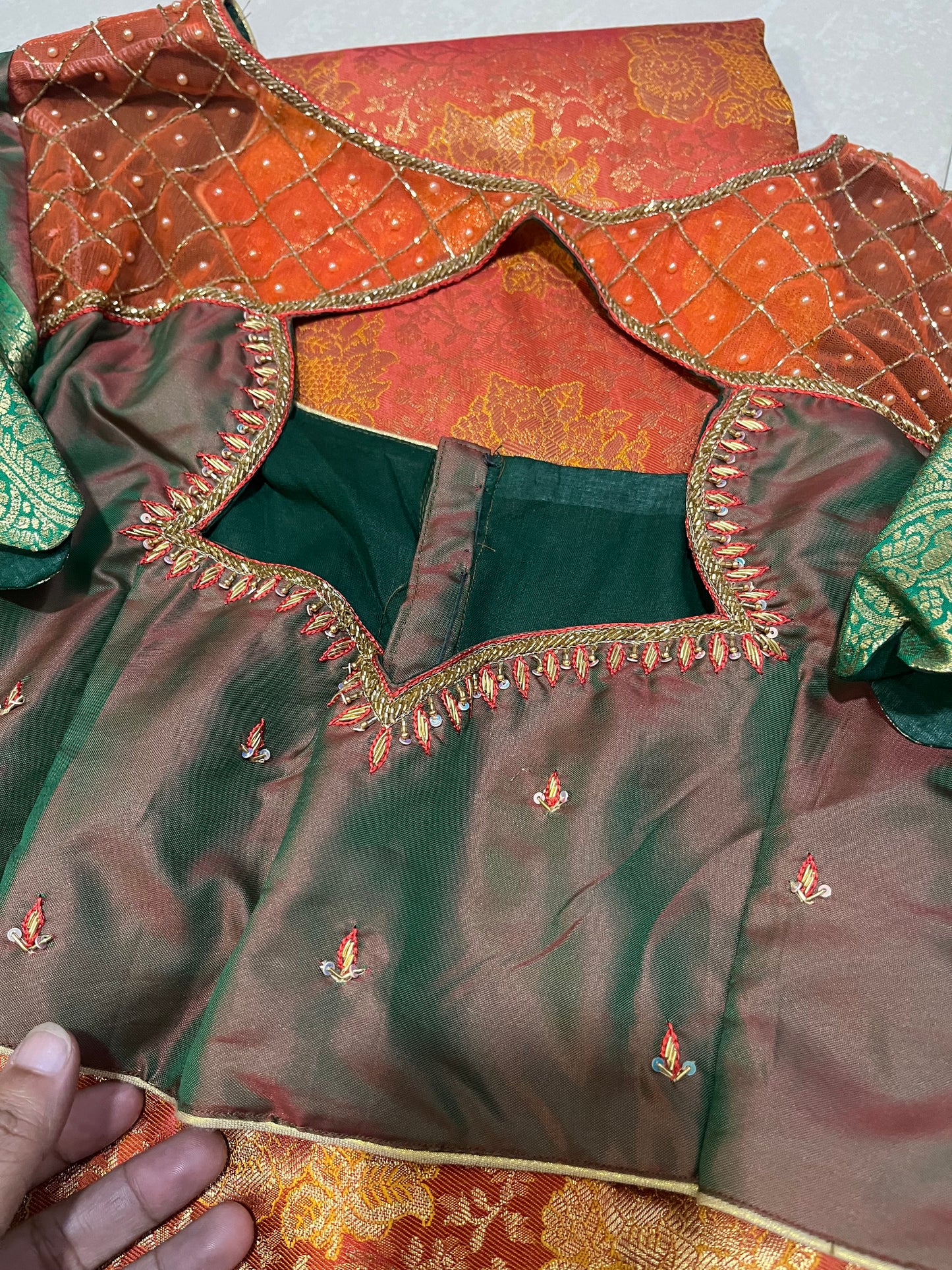 #kanchipattusaree #maggamblouse