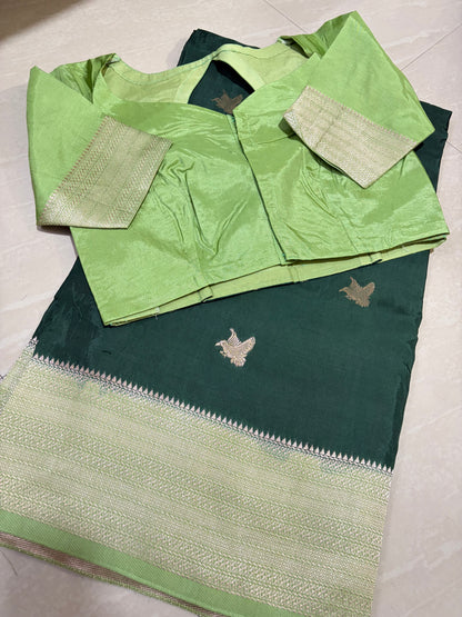 #banarasmushroosilksaree #blousepattern