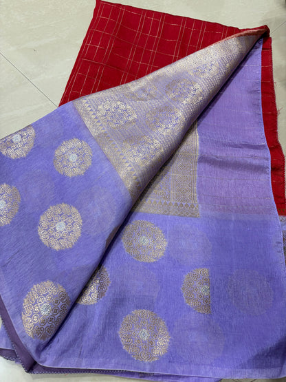#matkasilksaree #patternblouse