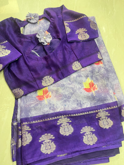 #georgettesaree #patternblouse